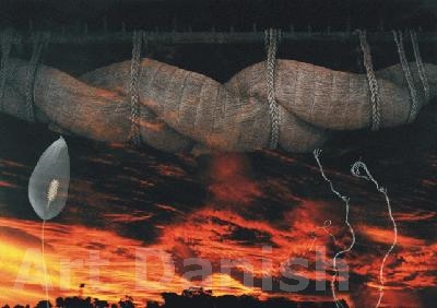 Karlighedens ild by Artist David Mangin